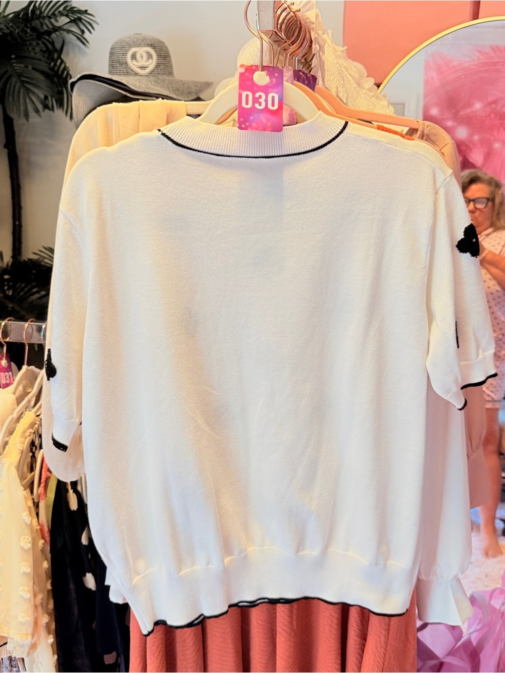 Women’s Lightweight Short Sleeve Summer Sweater - Picture 8 of 12